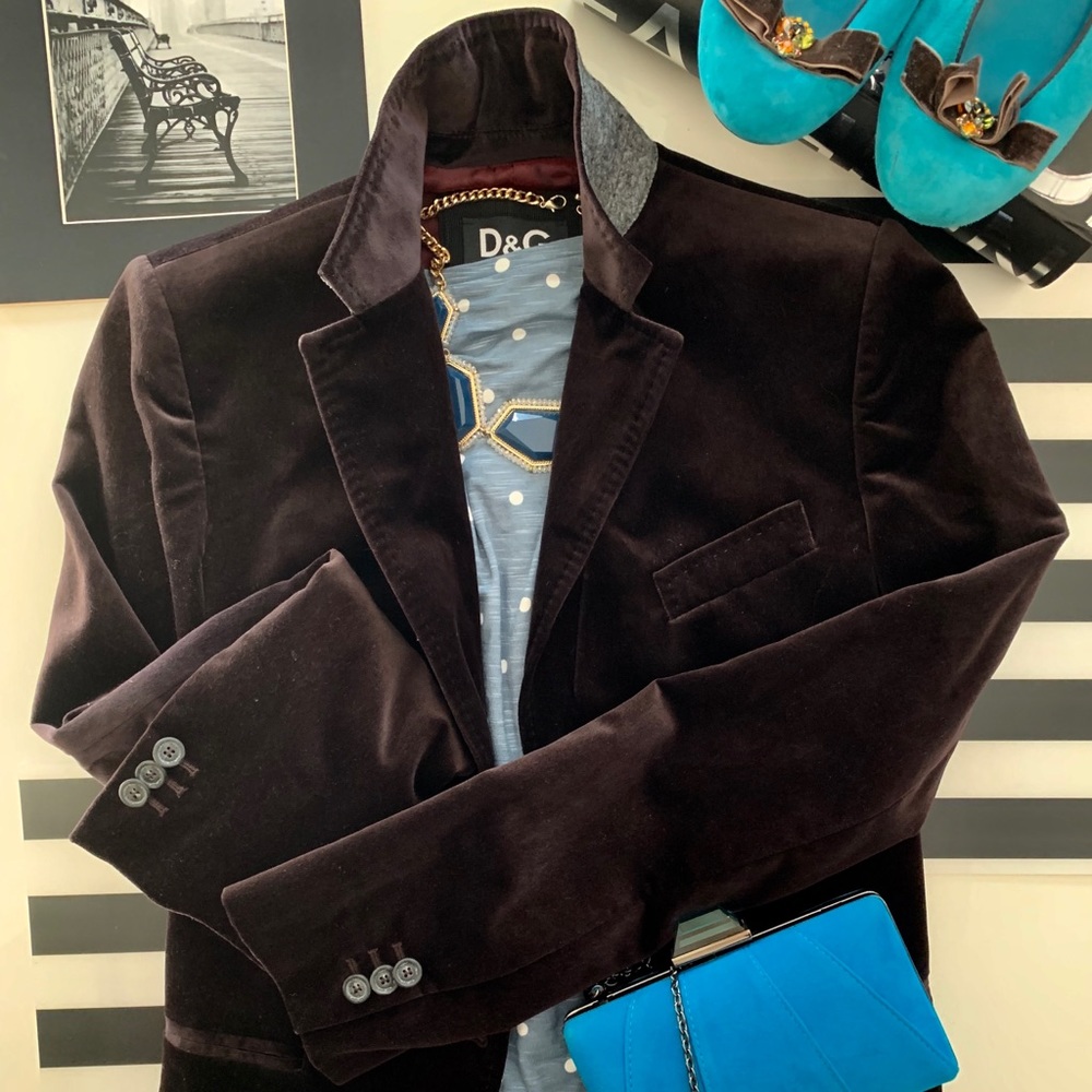 (New) Dolce&Gabbana Velvet Blazer